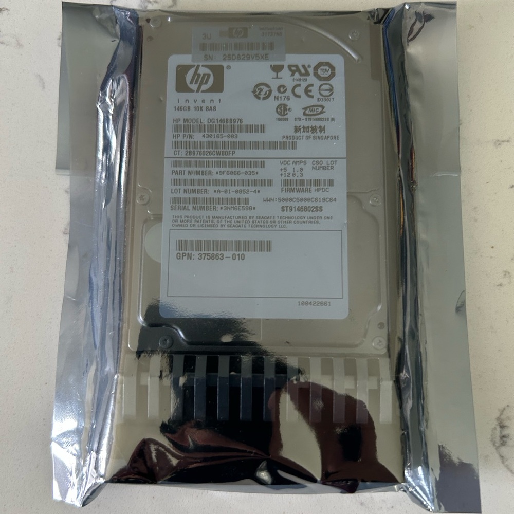 HP hard drive